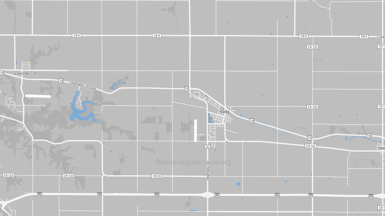 Transit Grade map of Eyota, MN