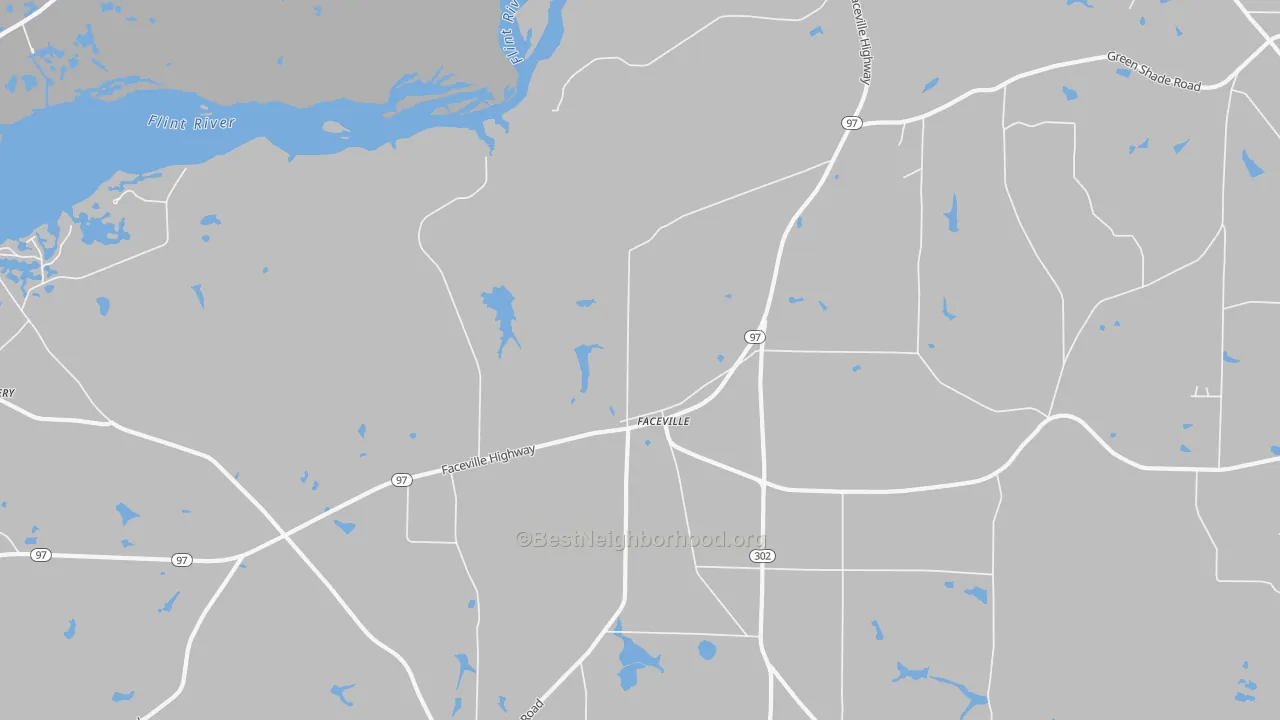 Transit Grade map of Faceville, GA