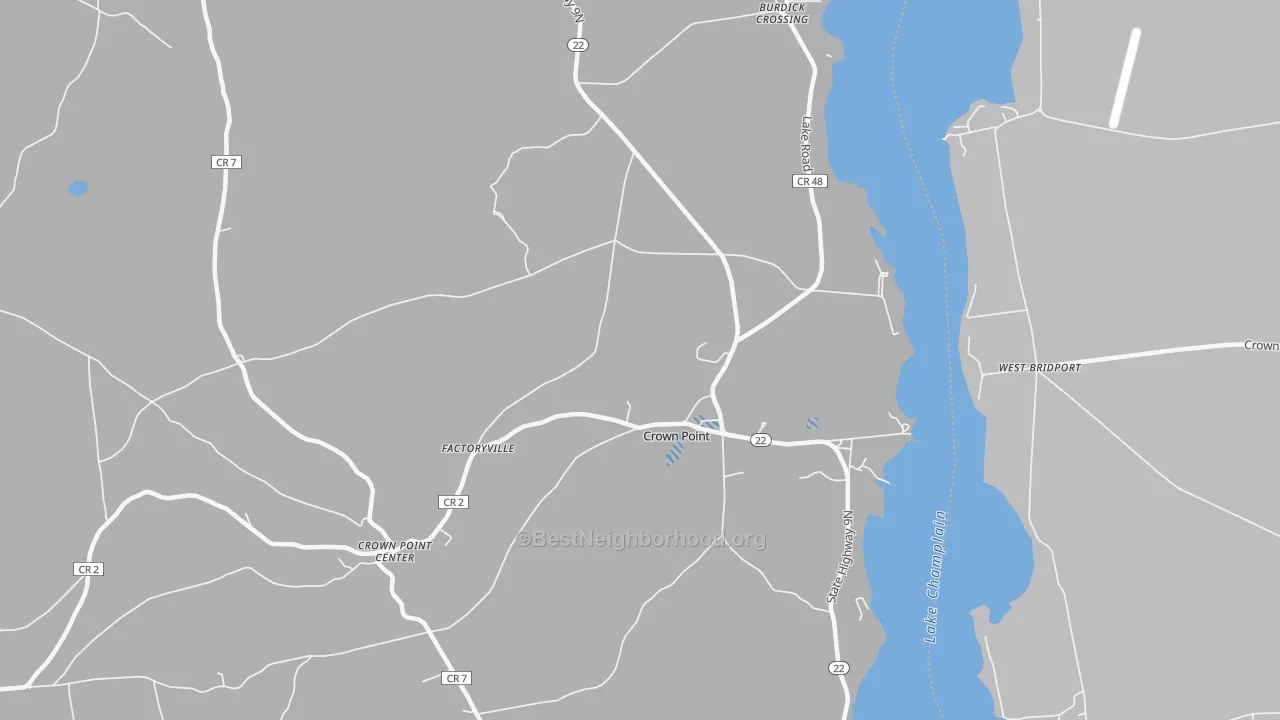 Transit Grade map of Factoryville, NY
