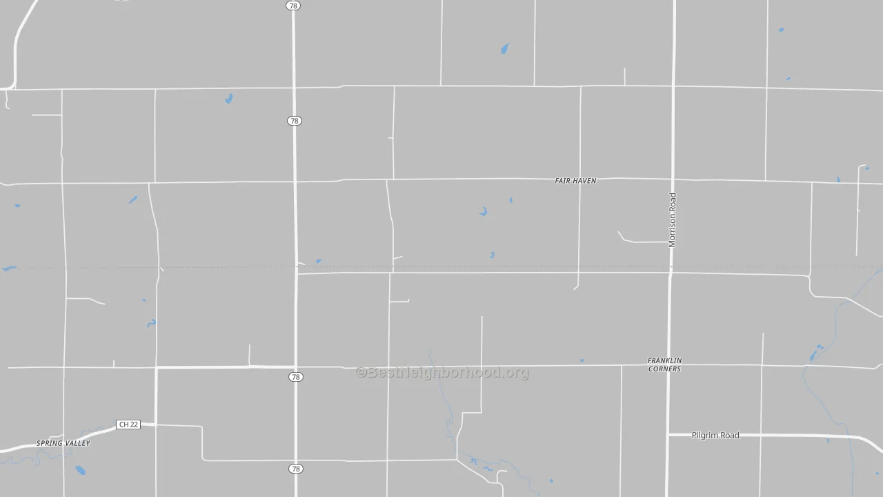 Transit Grade map of Fair Haven, IL