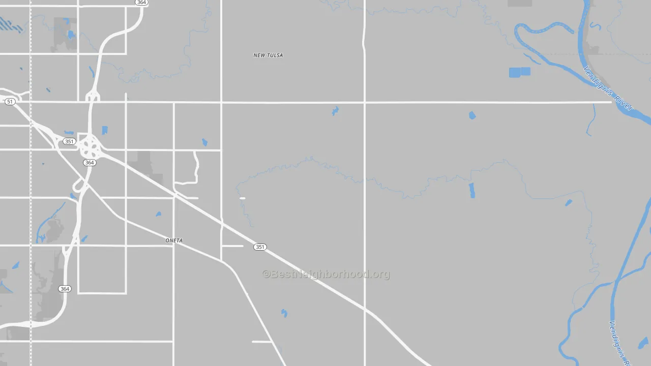 Transit Grade map of Fair Oaks, OK