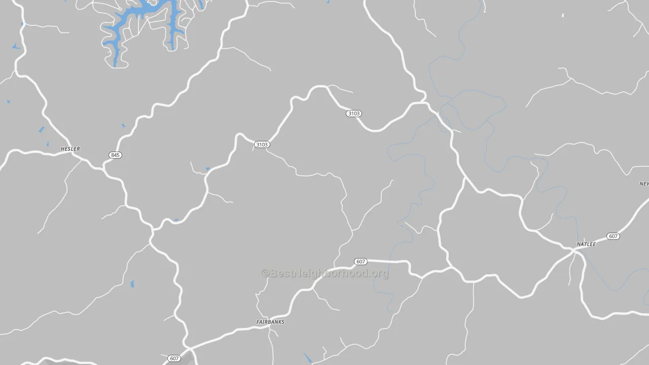 Transit Grade map of Fairbanks, KY