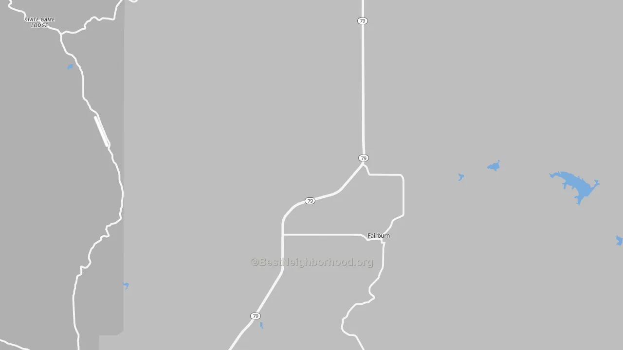 Transit Grade map of Fairburn, SD