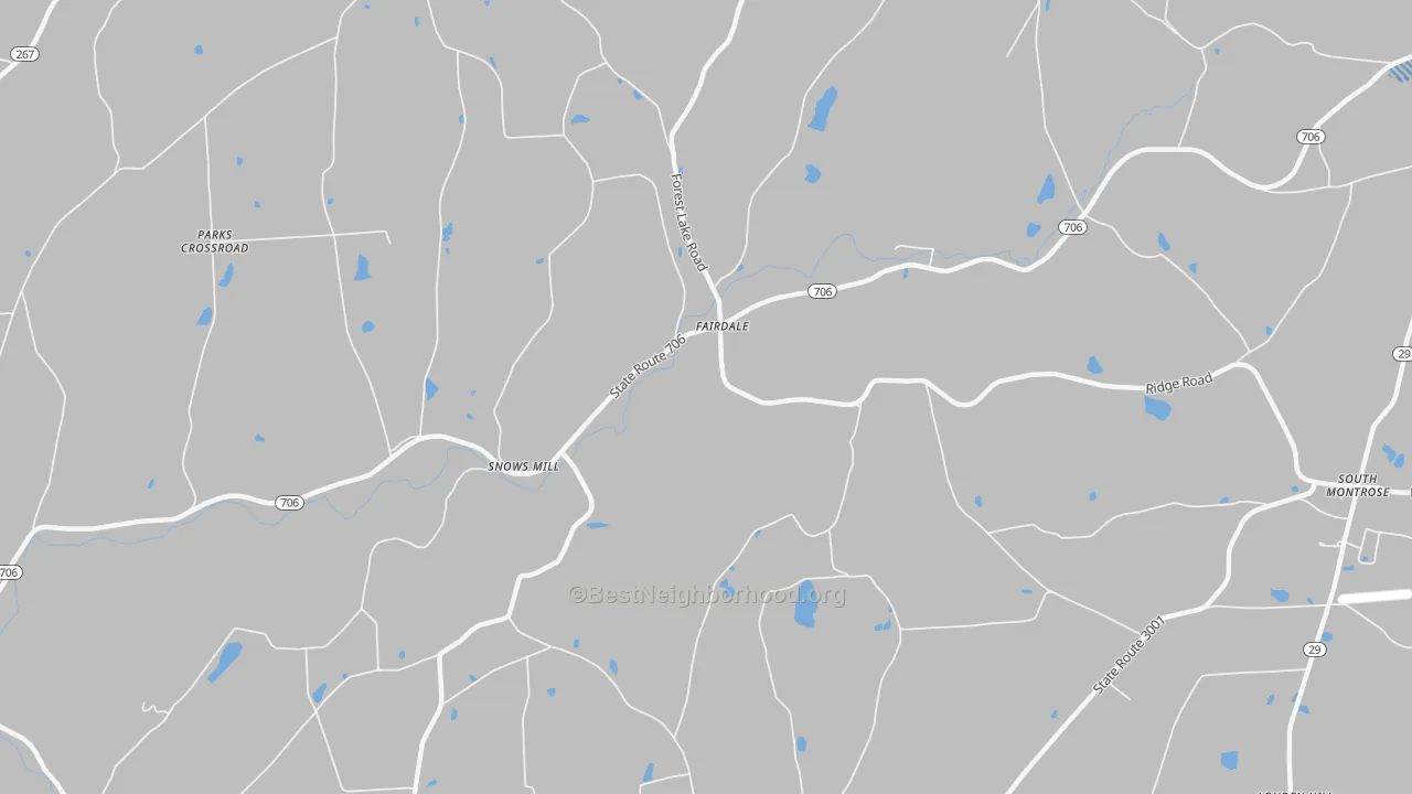 Transit Grade map of Fairdale, PA