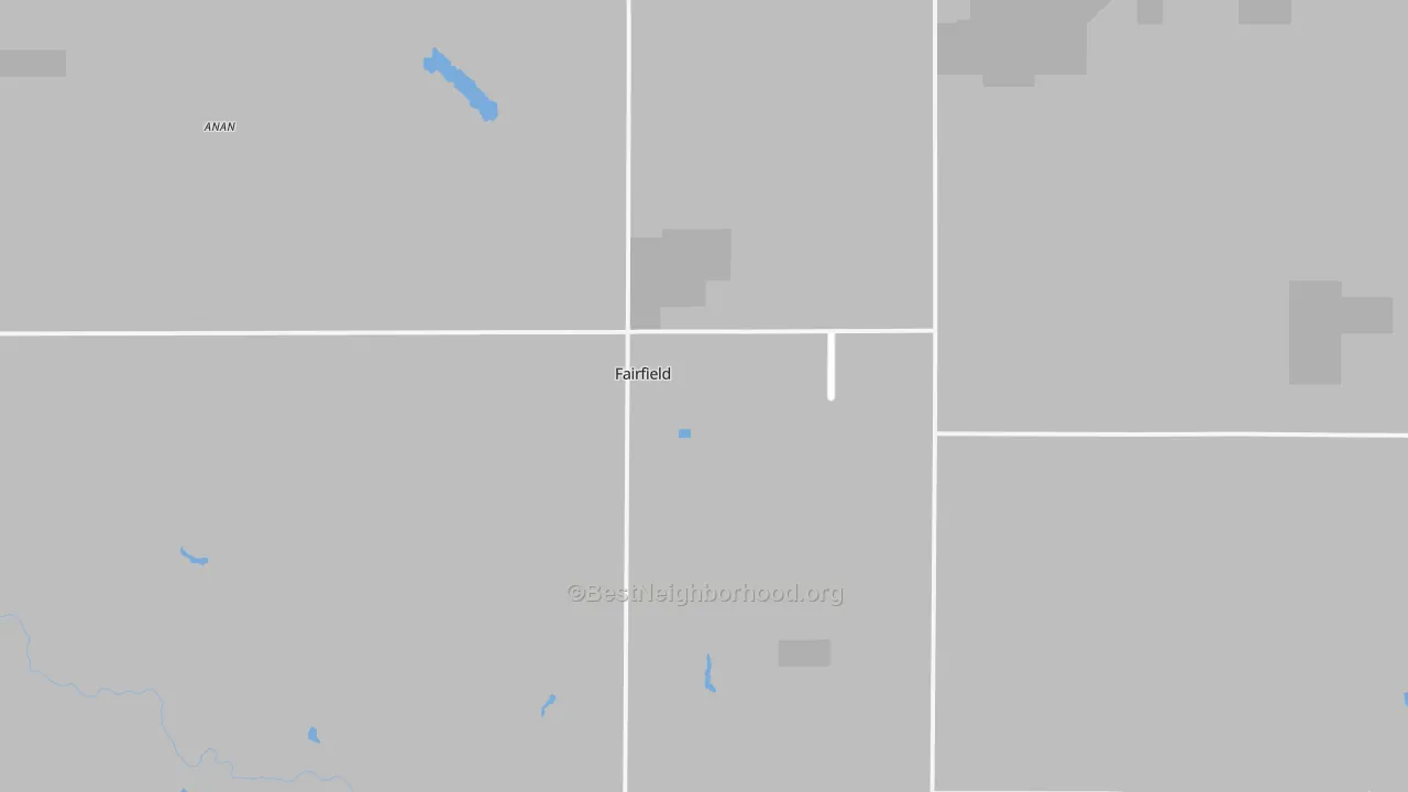 Transit Grade map of Fairfield, NE