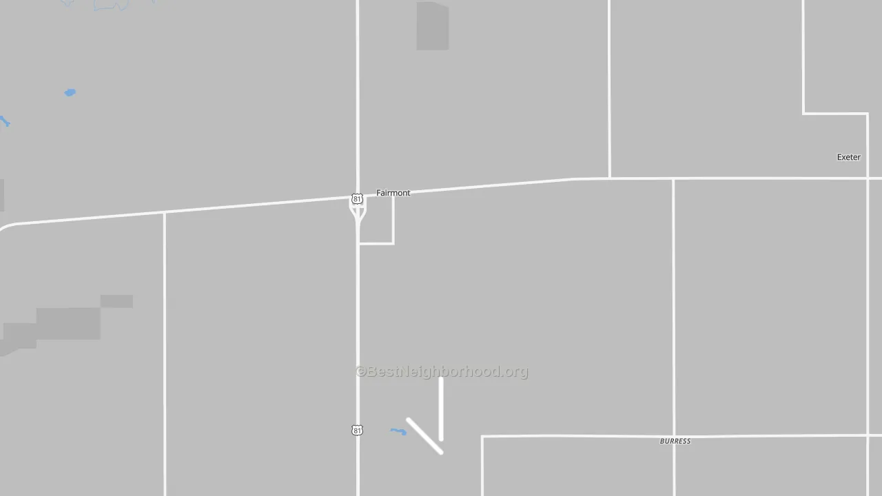 Transit Grade map of Fairmont, NE