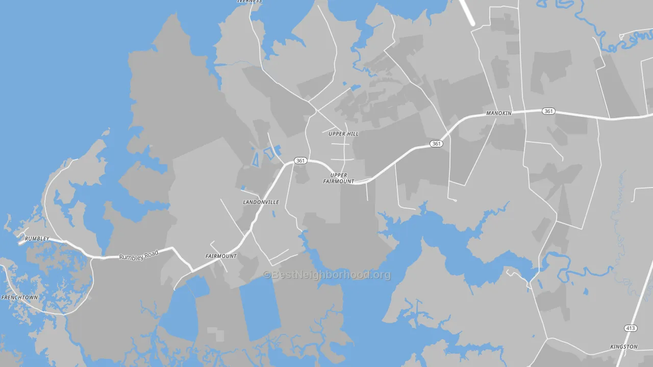 Transit Grade map of Fairmount, MD