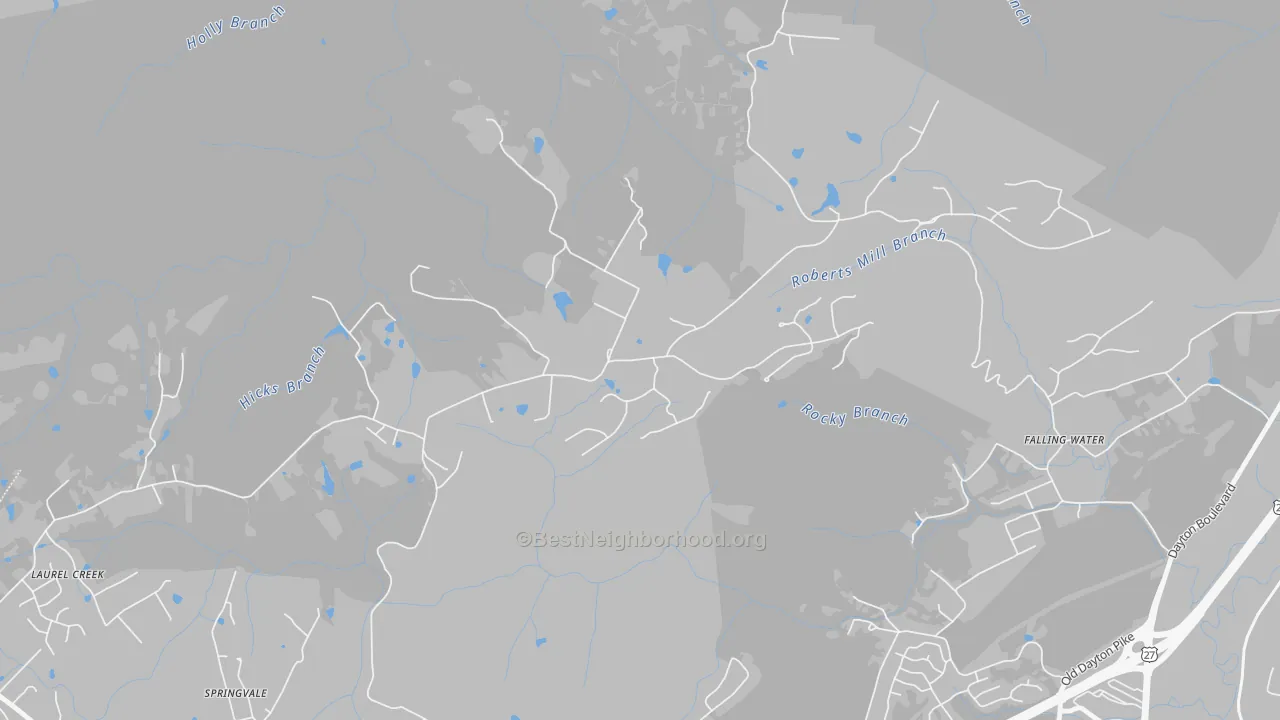 Transit Grade map of Fairmount, TN