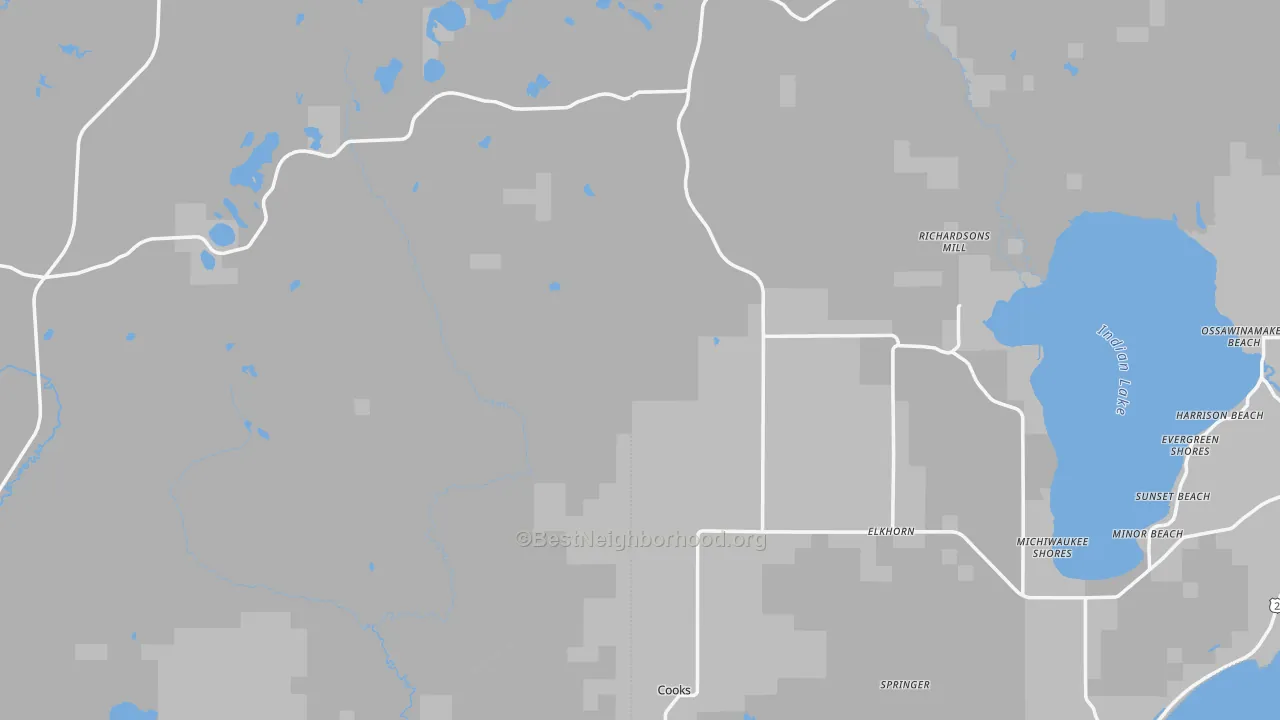 Transit Grade map of Fairport, MI