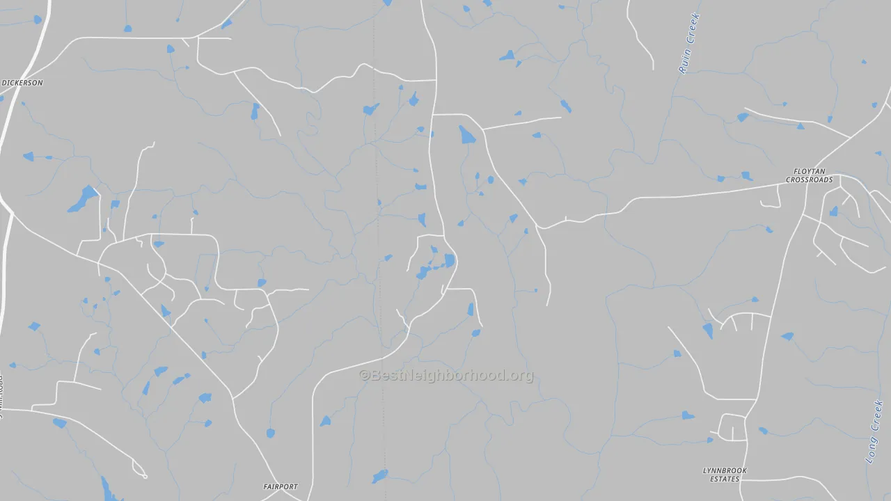 Transit Grade map of Fairport, NC