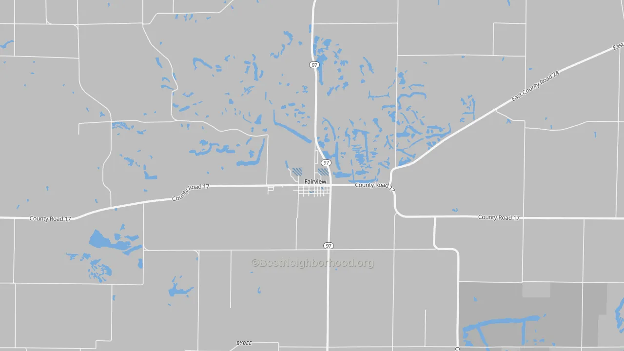 Transit Grade map of Fairview, IL