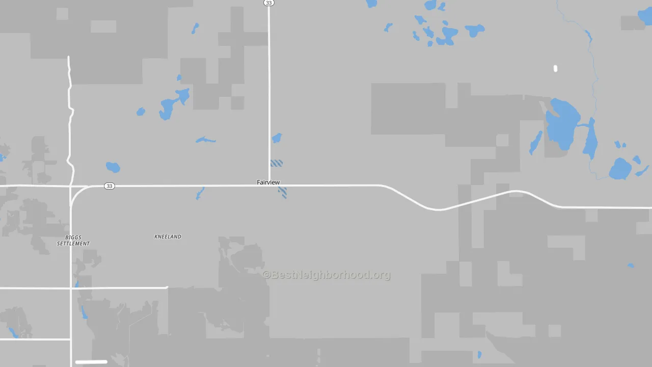 Transit Grade map of Fairview, MI