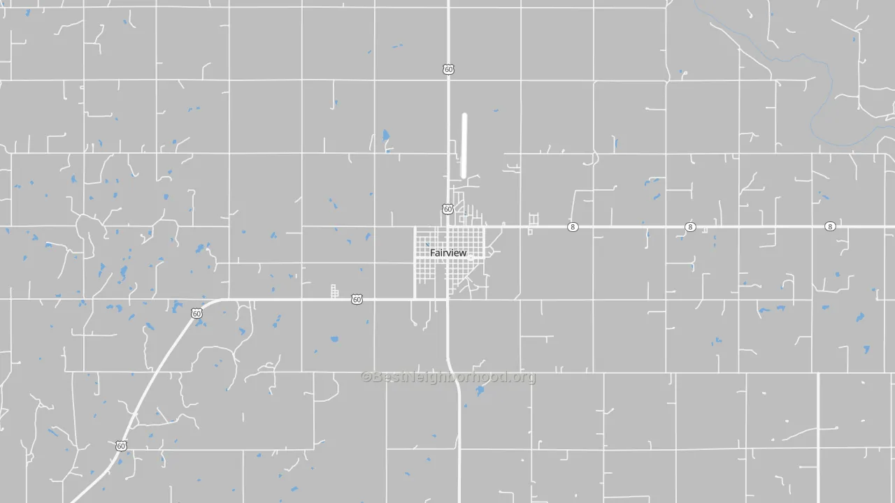 Transit Grade map of Fairview, OK