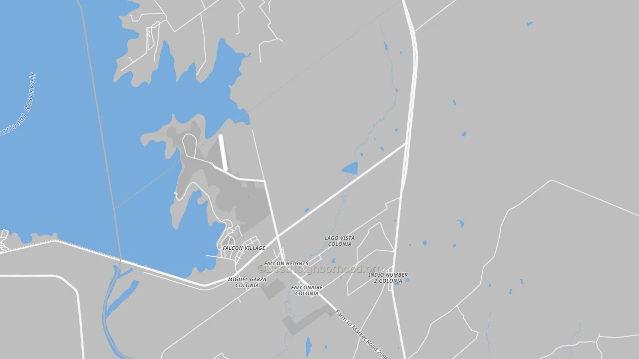 Transit Grade map of Falcon Heights, TX