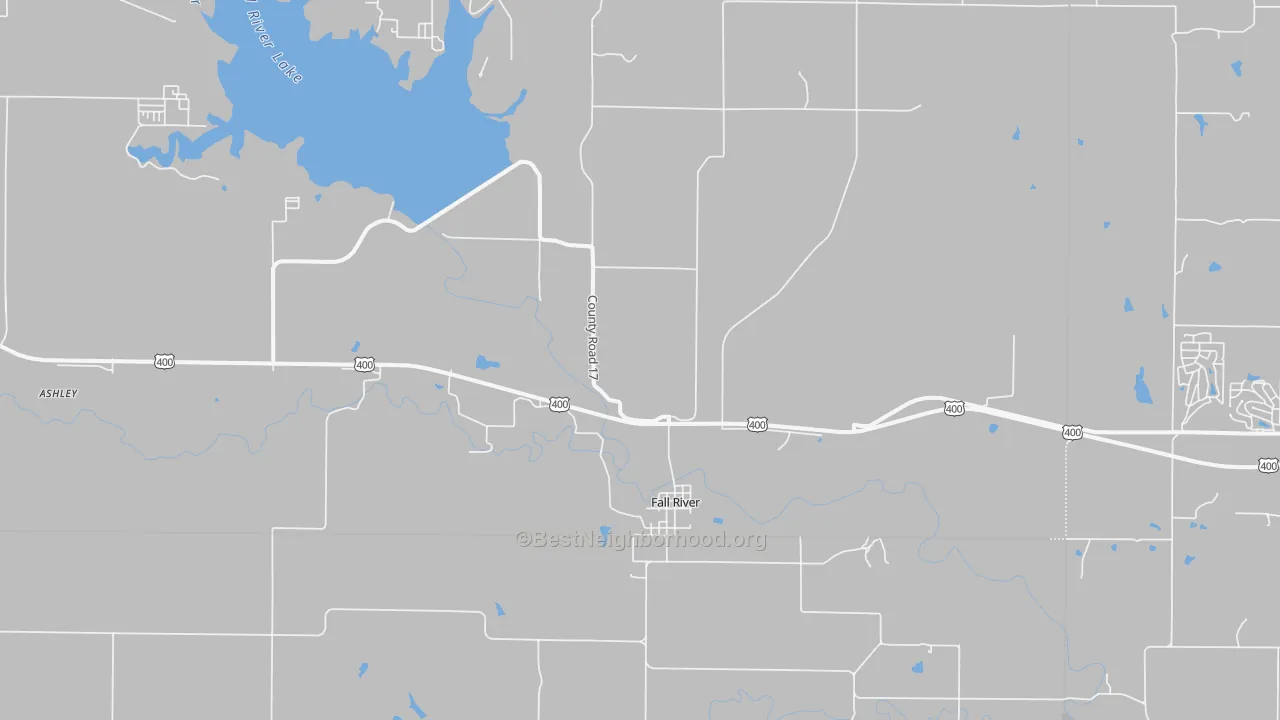 Transit Grade map of Fall River, KS