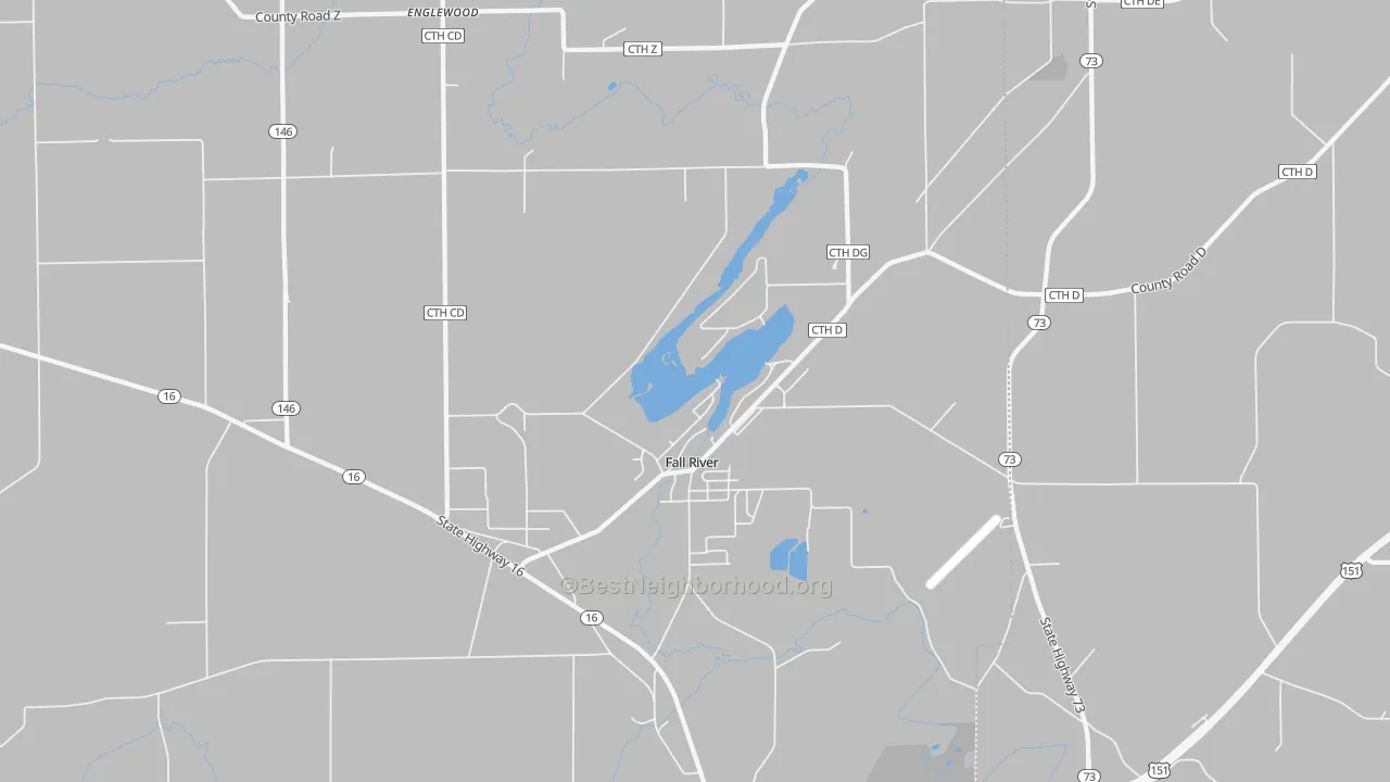 Transit Grade map of Fall River, WI
