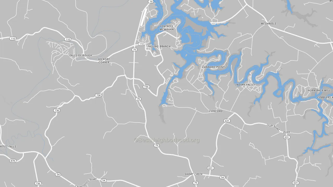 Transit Grade map of Falls Of Rough, KY