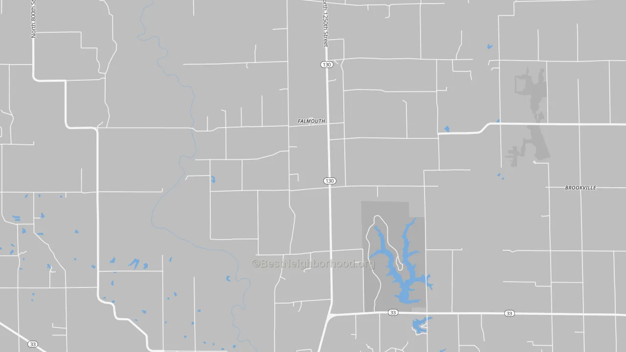 Transit Grade map of Falmouth, IL