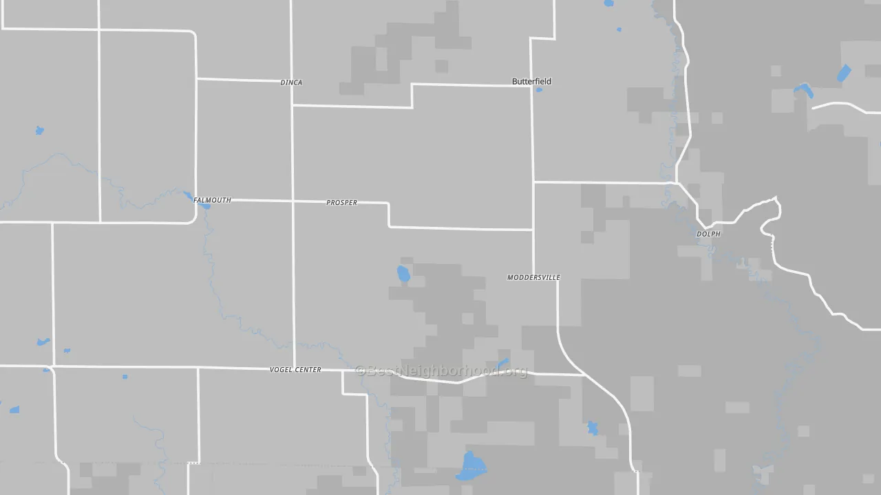 Transit Grade map of Falmouth, MI