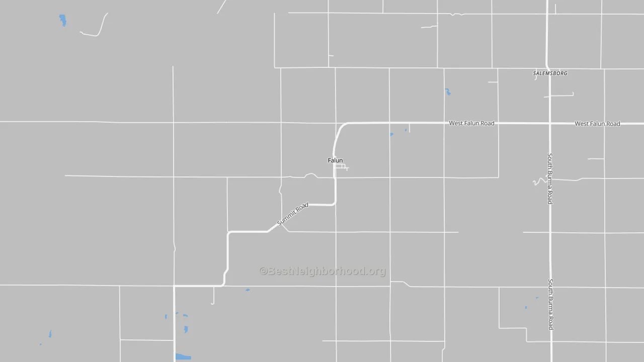 Transit Grade map of Falun, KS