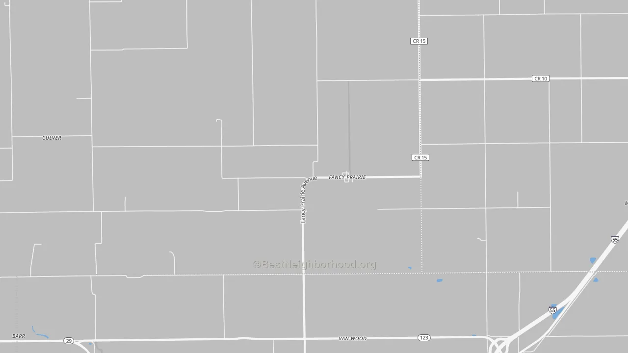 Transit Grade map of Fancy Prairie, IL