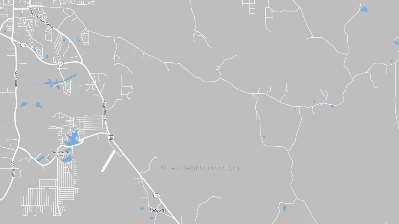 Transit Grade map of Fannin, MS