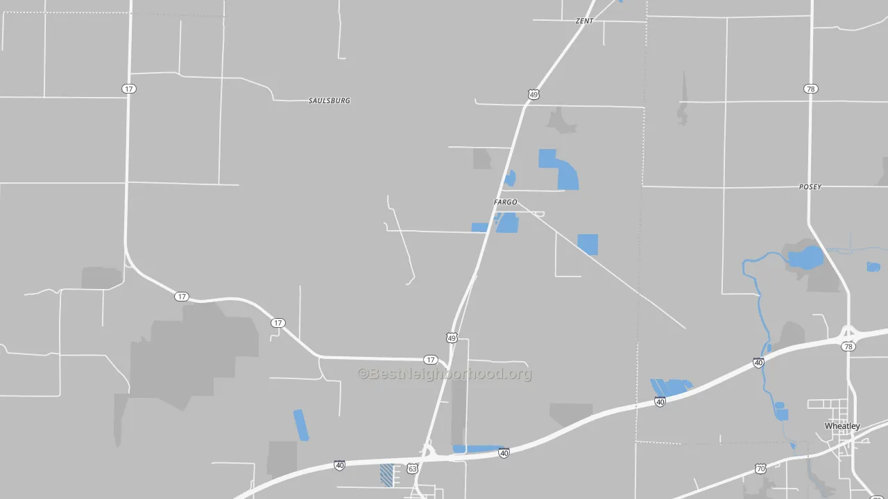 Transit Grade map of Fargo, AR