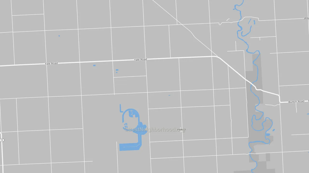 Transit Grade map of Fargo, MI