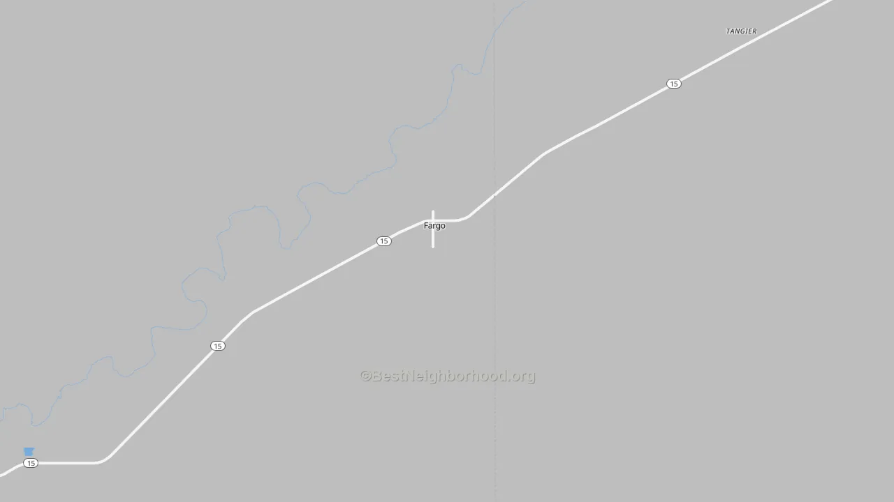 Transit Grade map of Fargo, OK