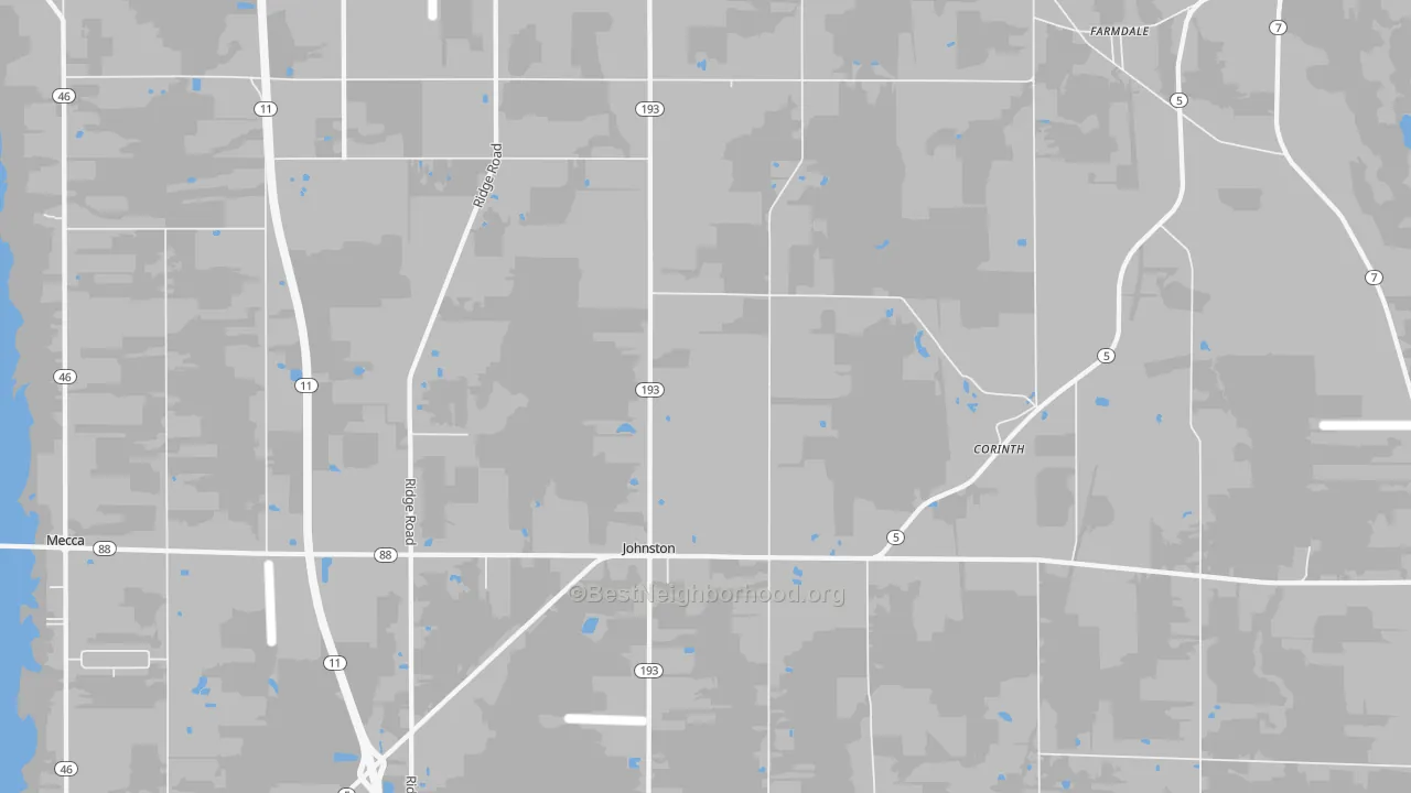 Transit Grade map of Farmdale, OH