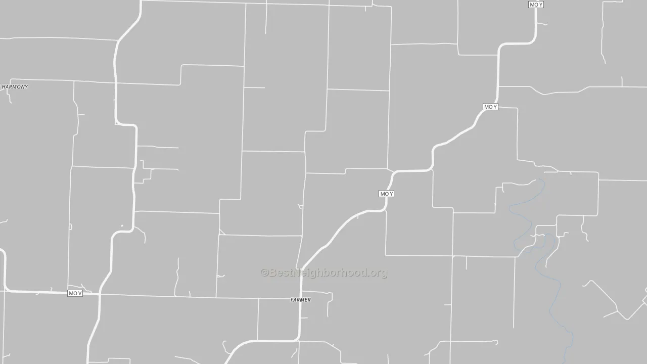 Transit Grade map of Farmer, MO