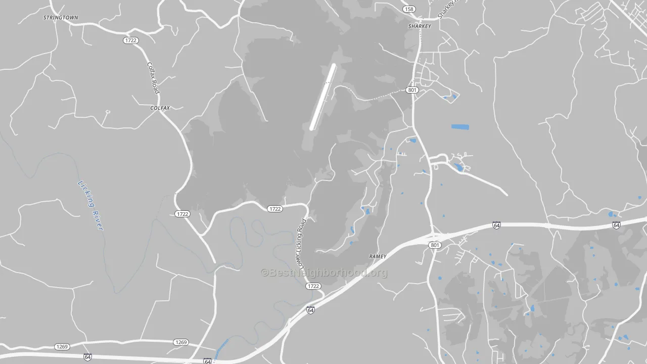 Transit Grade map of Farmers, KY