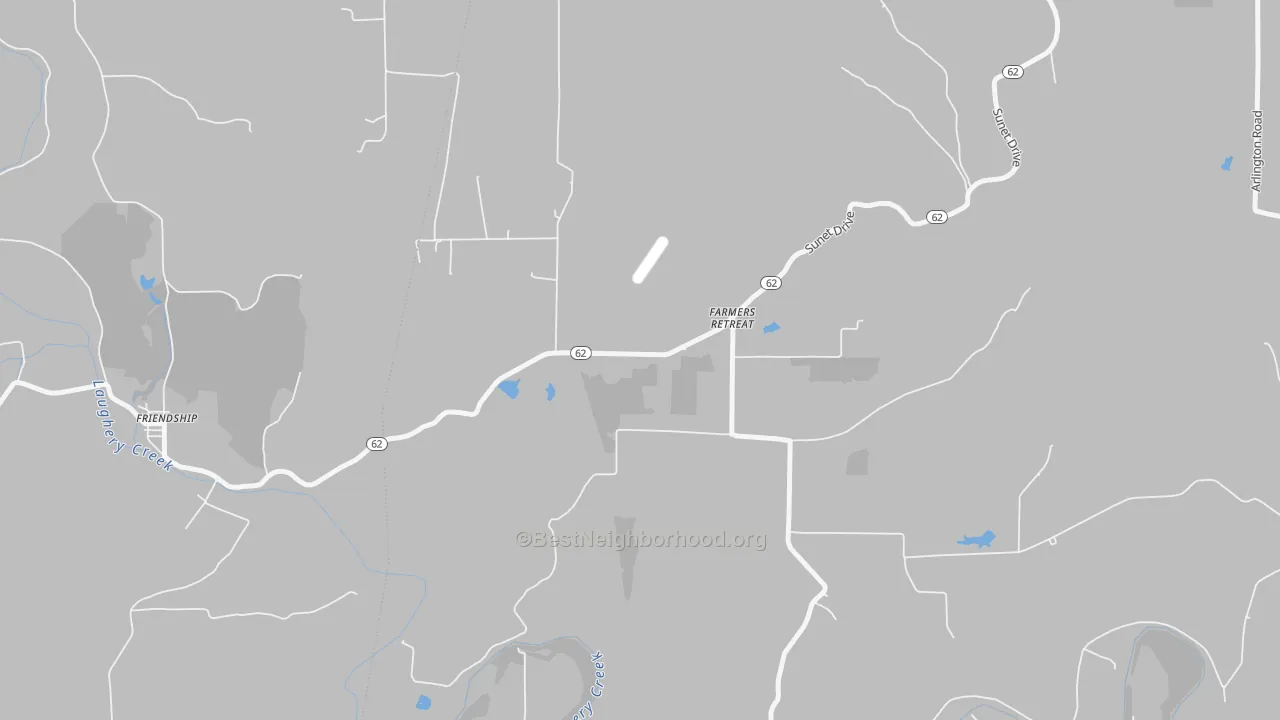 Transit Grade map of Farmers Retreat, IN