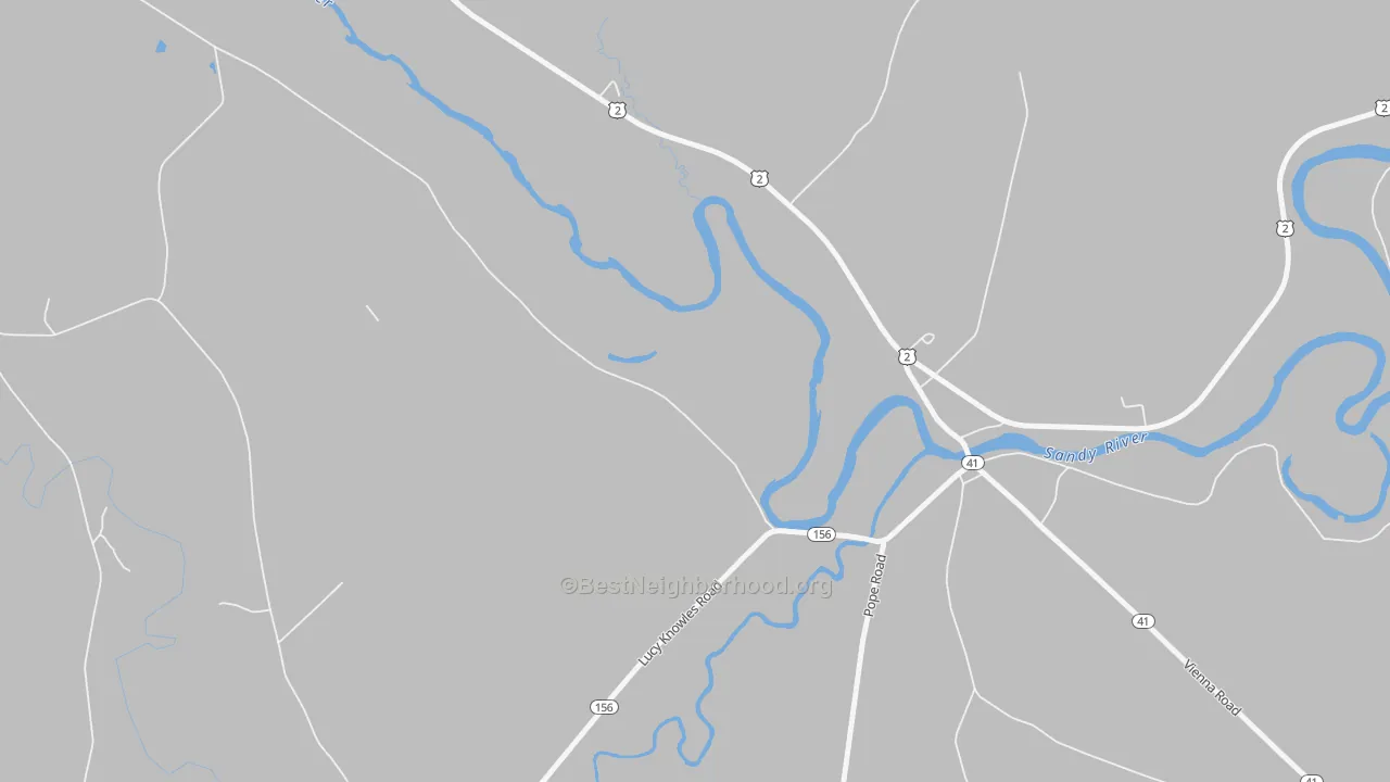 Transit Grade map of Farmington Falls, ME