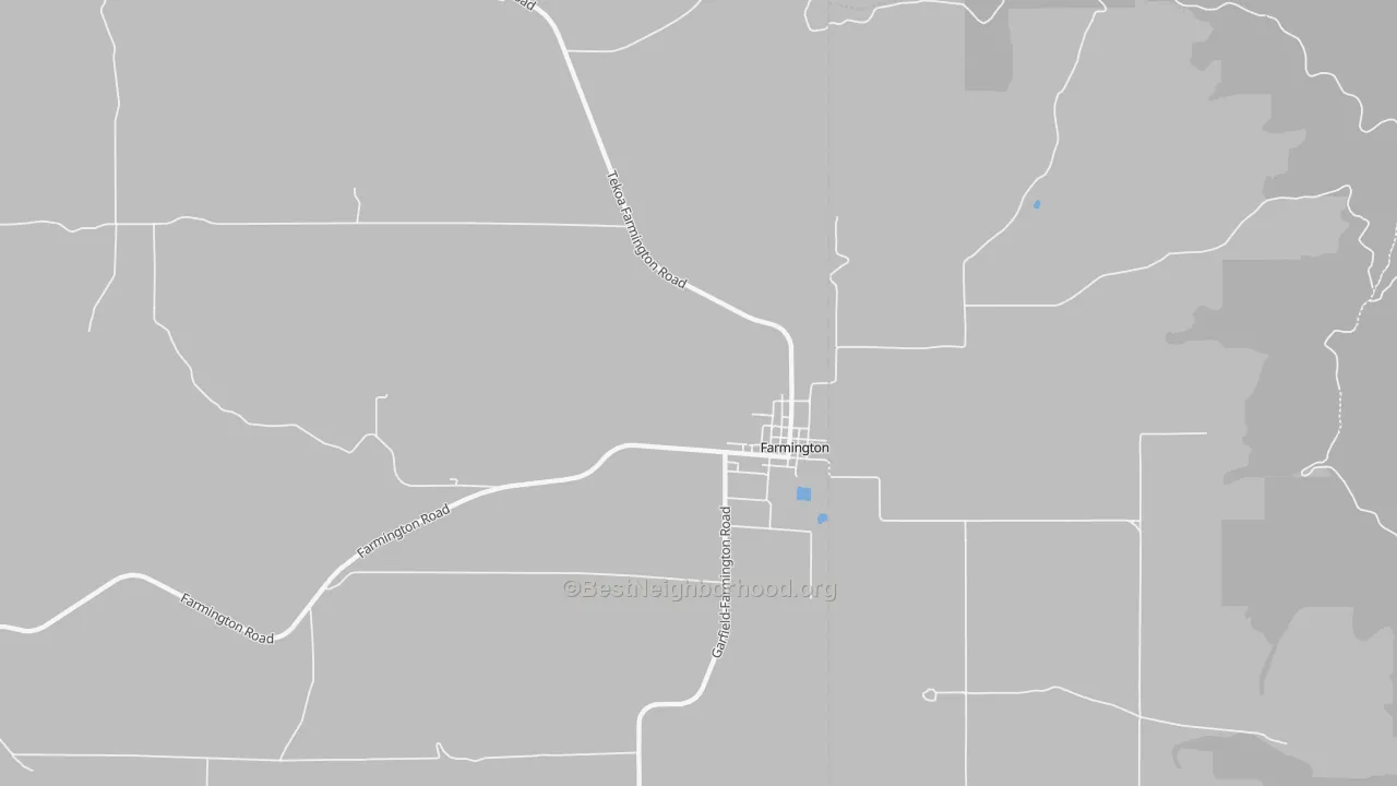 Transit Grade map of Farmington, WA