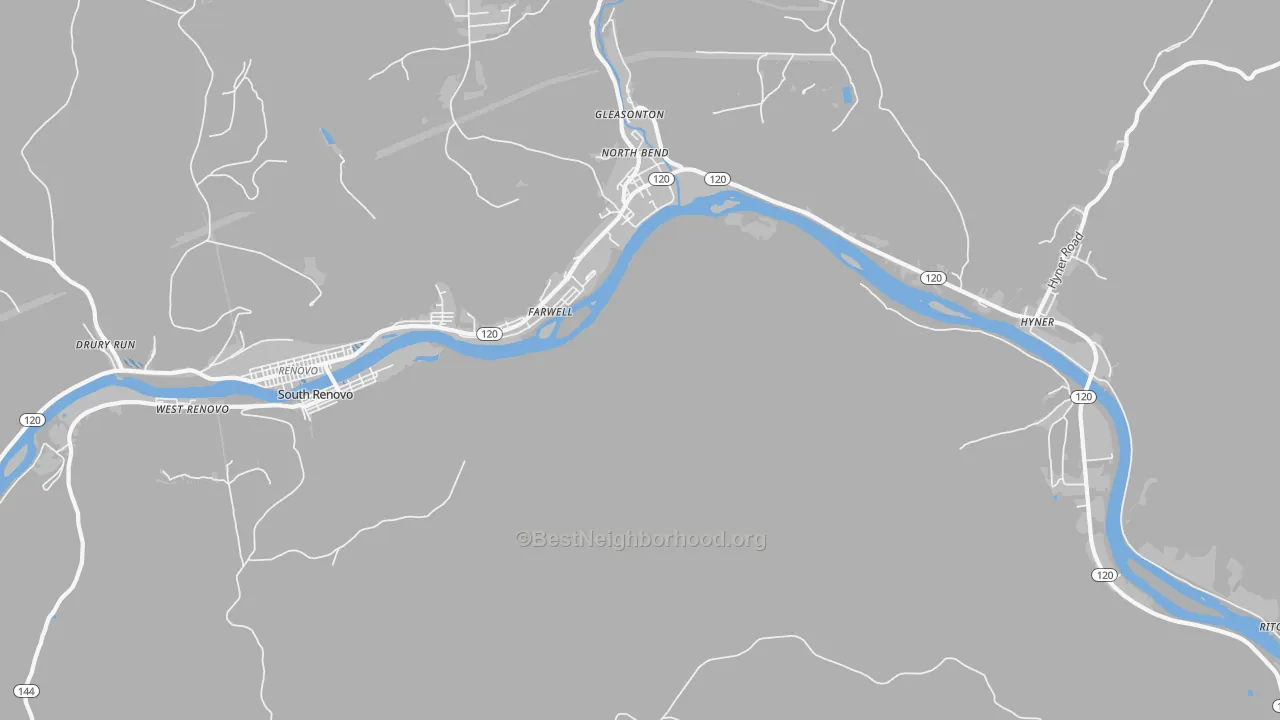 Transit Grade map of Farwell, PA