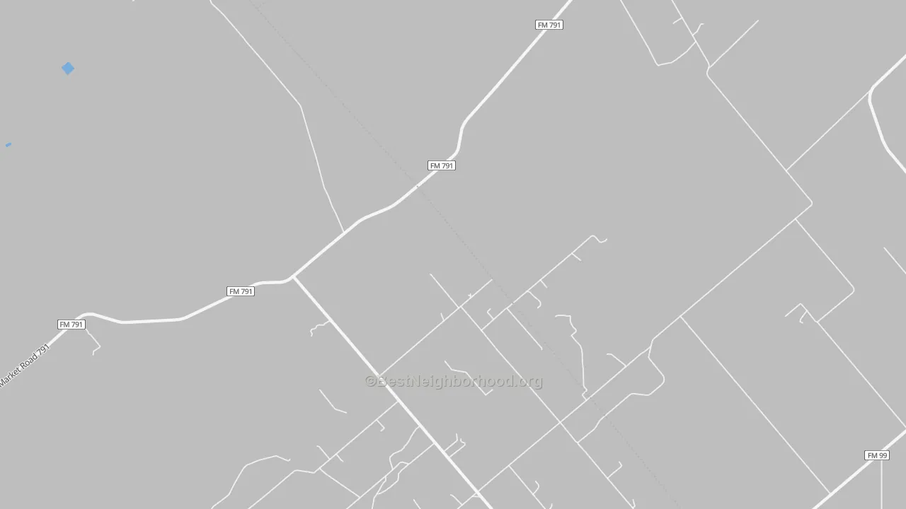 Transit Grade map of Fashing, TX