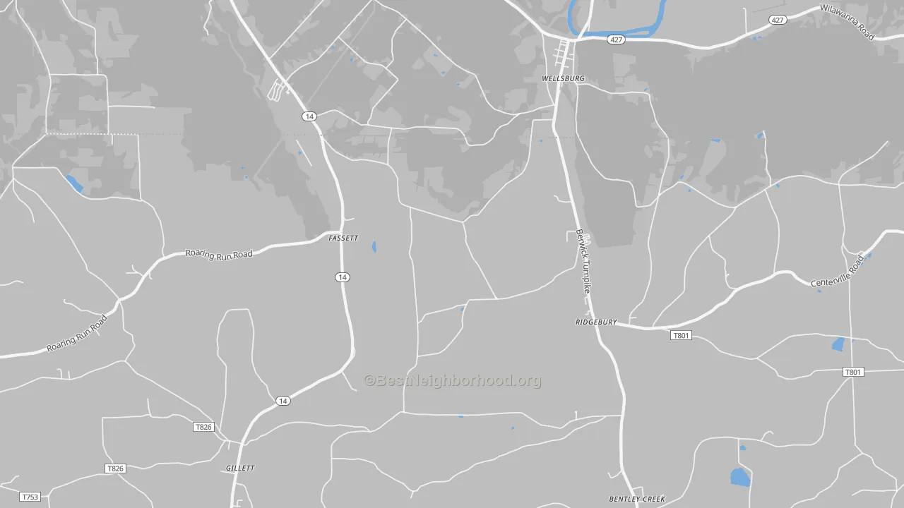 Transit Grade map of Fassett, PA