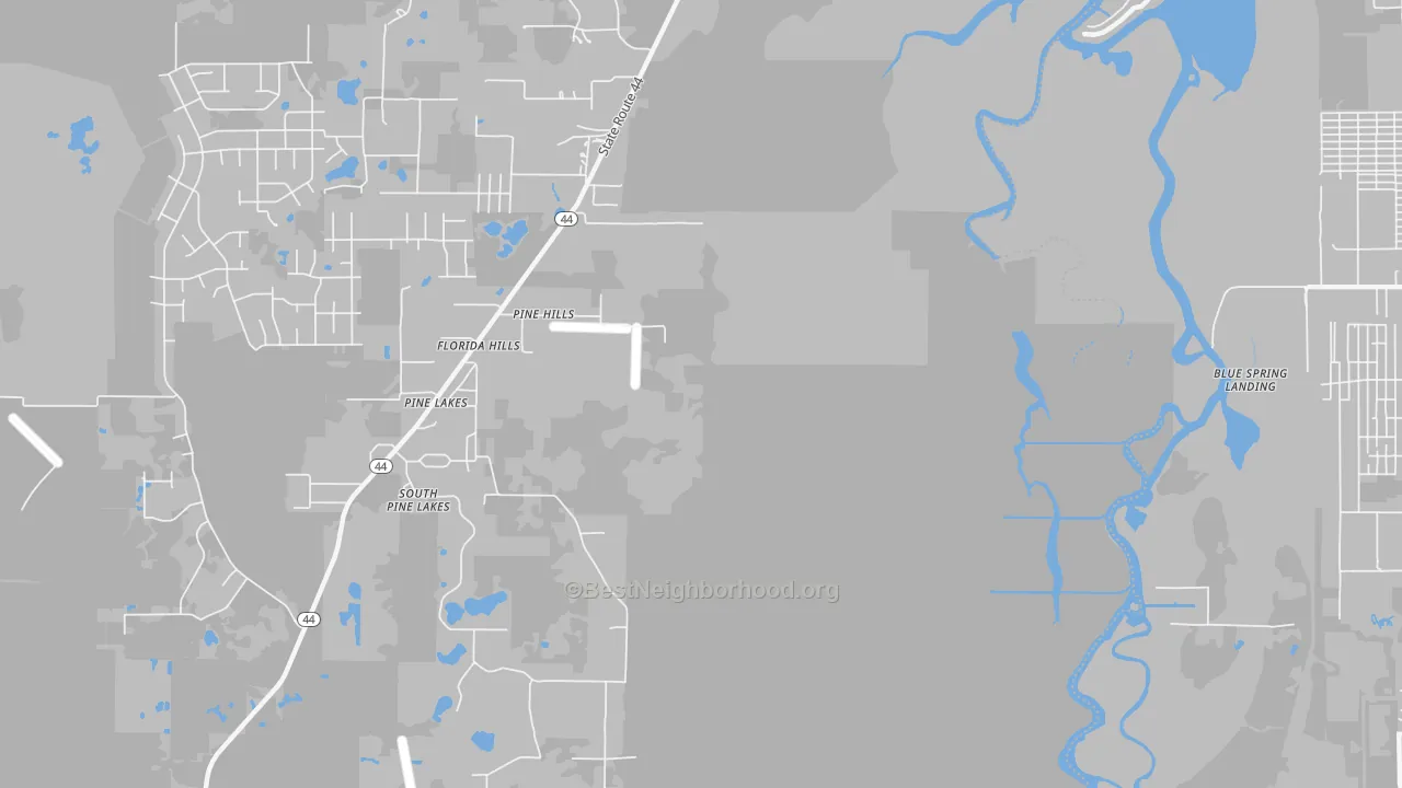 Transit Grade map of Fatio, FL