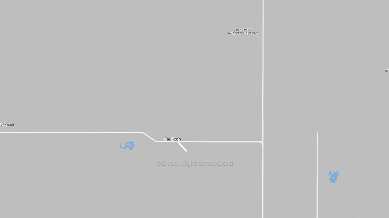 Transit Grade map of Faulk County, SD