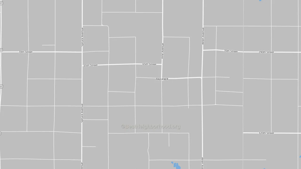 Transit Grade map of Faulkner, IA