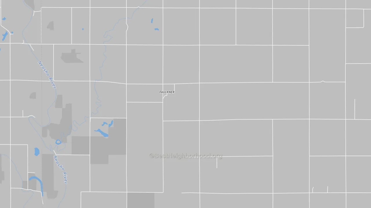 Transit Grade map of Faulkner, KS
