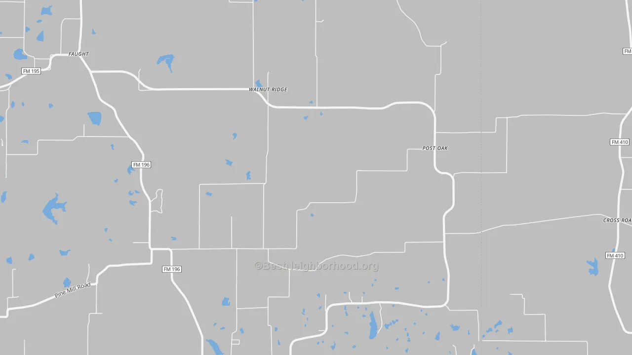 Transit Grade map of Faulkner, TX