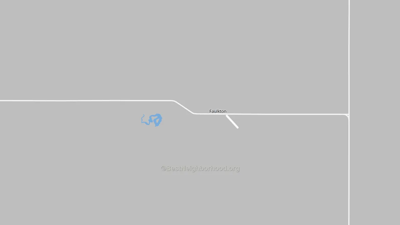 Transit Grade map of Faulkton, SD