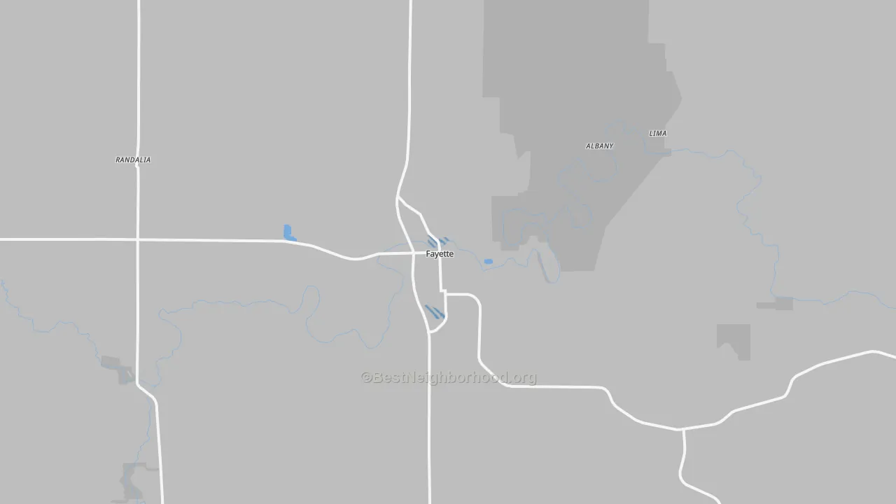 Transit Grade map of Fayette, IA