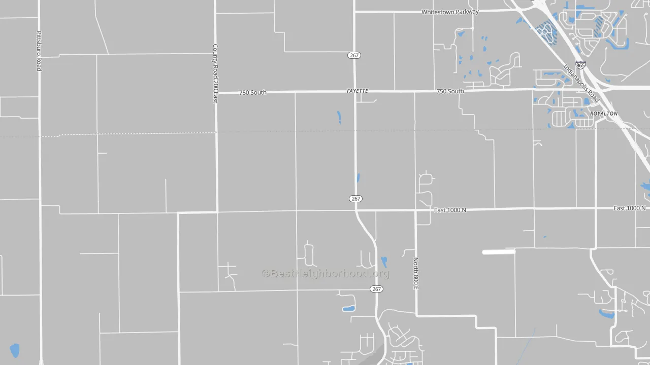 Transit Grade map of Fayette, IN