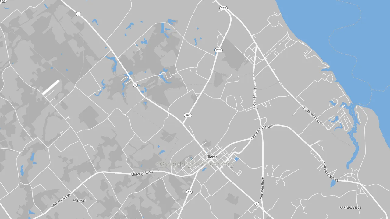 Transit Grade map of Felderville, SC