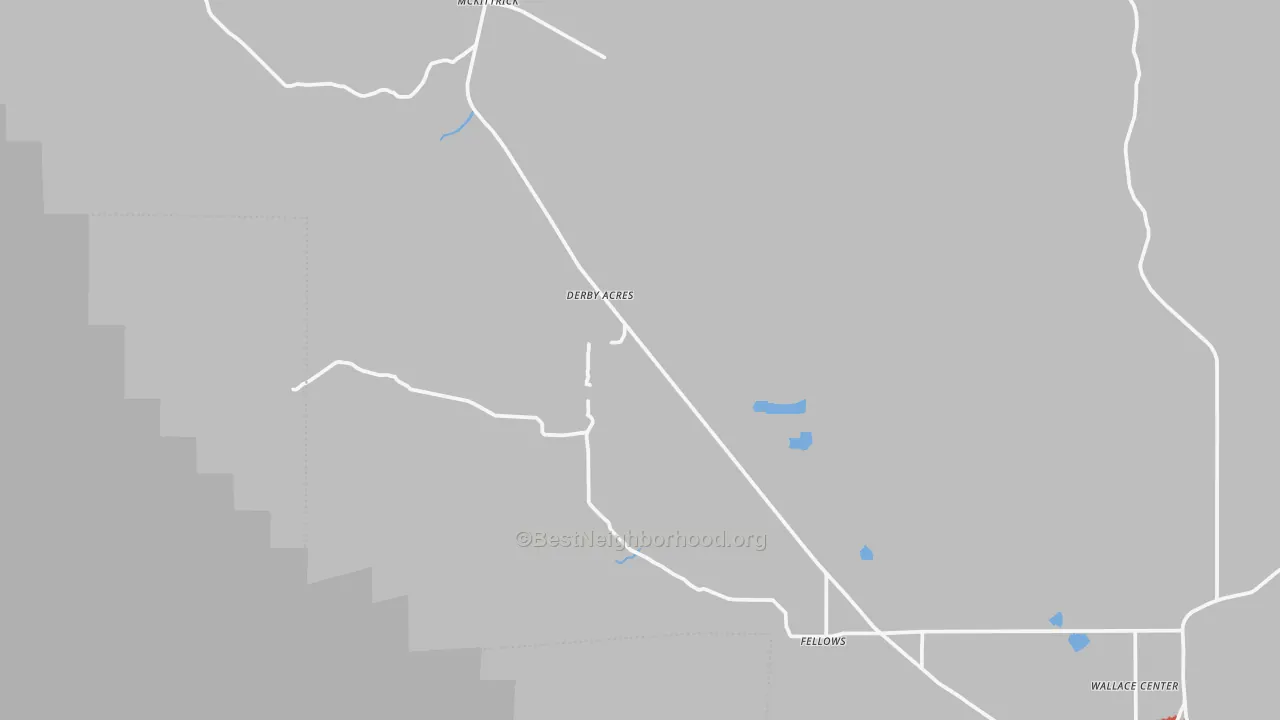 Transit Grade map of Fellows, CA