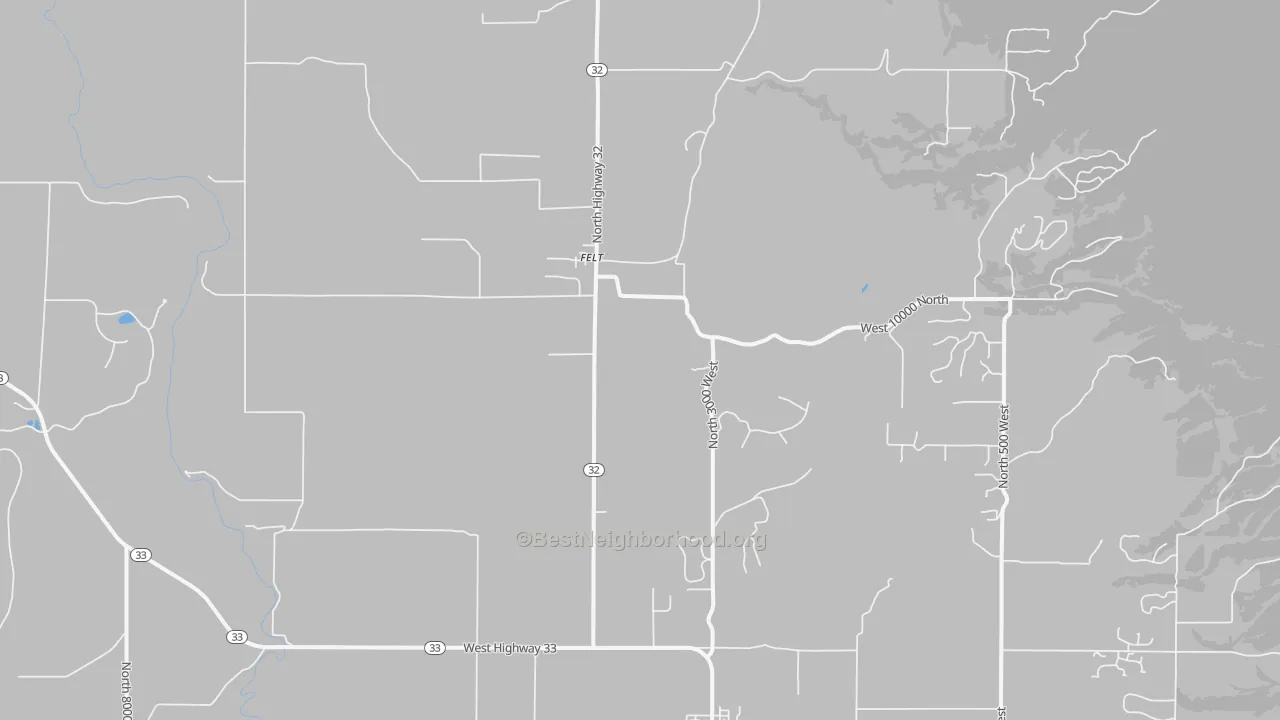 Transit Grade map of Felt, ID