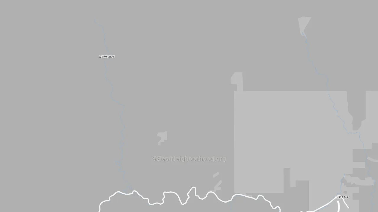 Transit Grade map of Fenn, ID